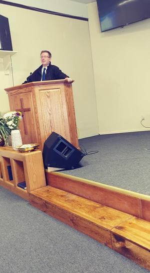 Speaking at Commissioning Service