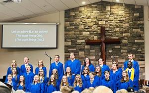 Singing in the Graduation Choir