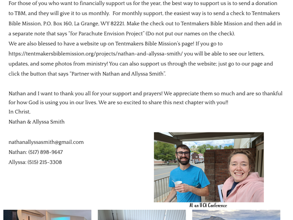 Sep. 26th Prayer Letter -2