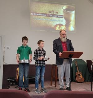 Serving Communion